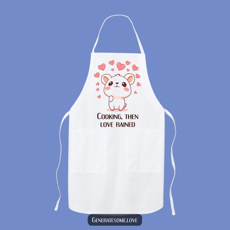 Funny Surprised Animal Apron: Cook with Heartfall & Cheerful Surprise