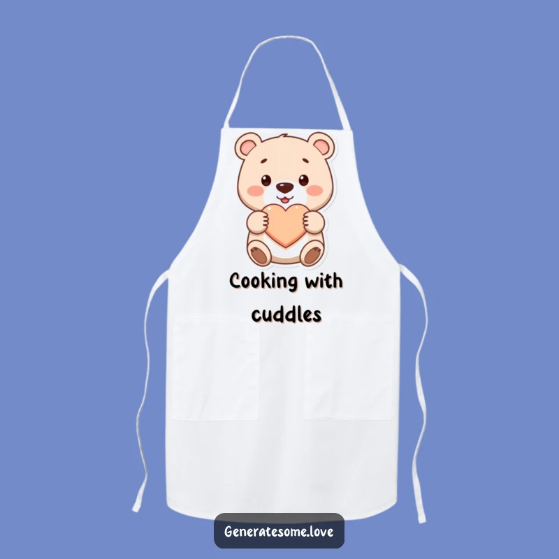 Funny Cute Bear Cooking Apron - Kitchen Fun & Heartfelt Gift
