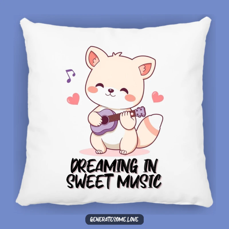 Cozy Funny Animal Musician Pillow: Soft Melodies & Heartfelt Comfort