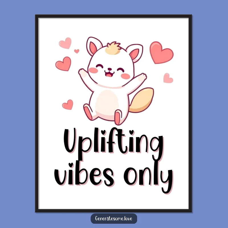 Funny Whimsical Animal Jump Digital Art: Instant Heartwarming Laughs for Your Walls