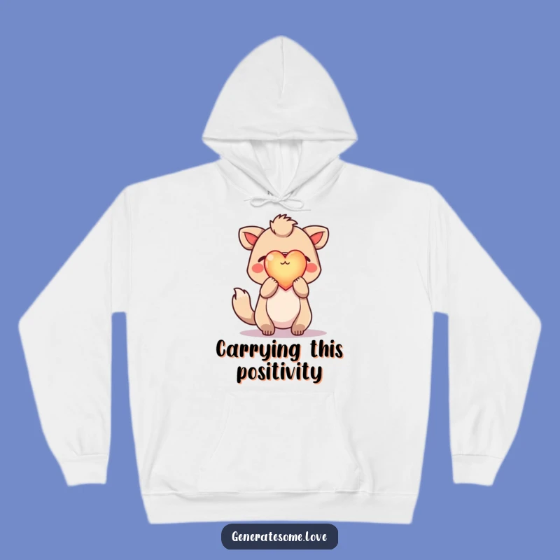 Cozy Funny Hopeful Animal Hoodie: Warmth, Light & Heartfelt Comfort