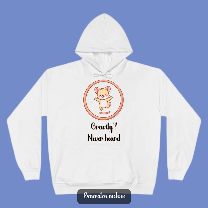 Cozy Funny Tiny Animal Hoop Hoodie: Snuggle Up with Joyful Fun