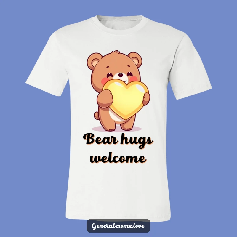 Funny Kawaii Bear T-Shirt: Wear Your Heart with Joy